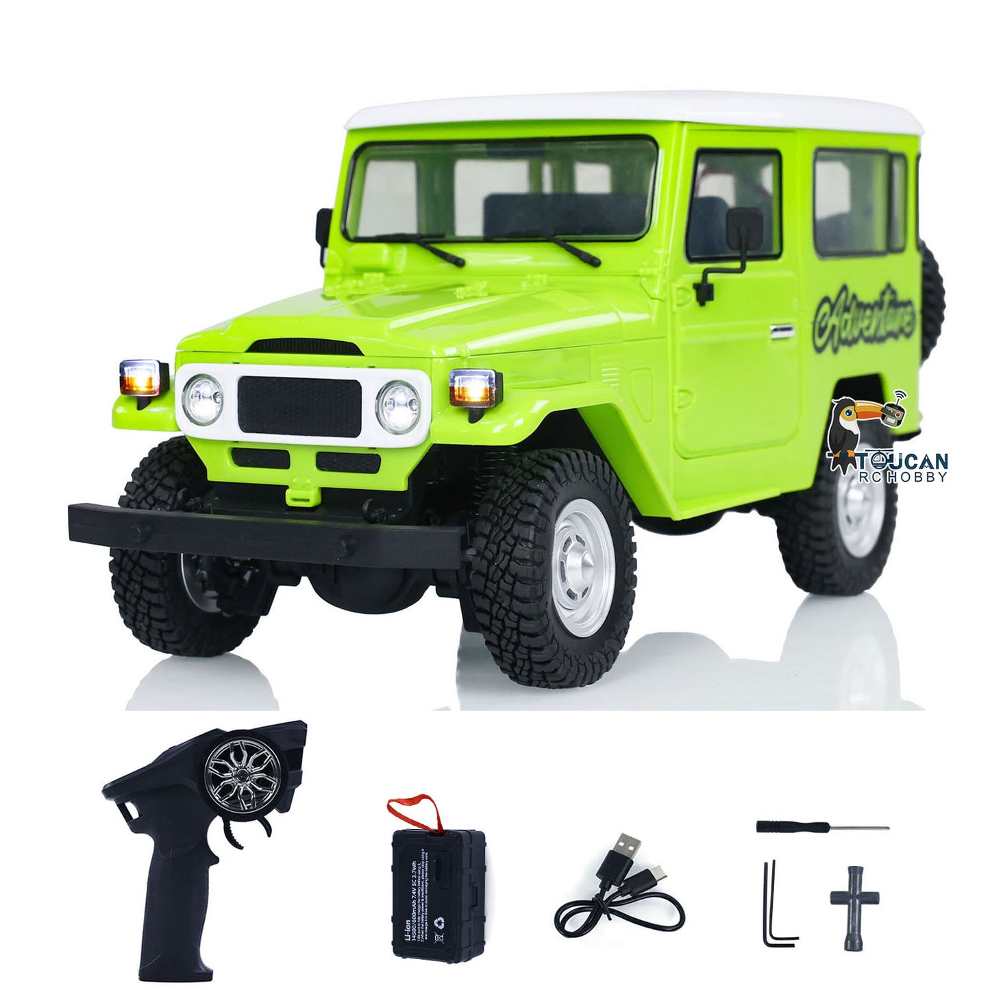 1/16 HG 4x4 RC Off-road Vehicles Land Cruiser FJ40 Electric Crawler Car