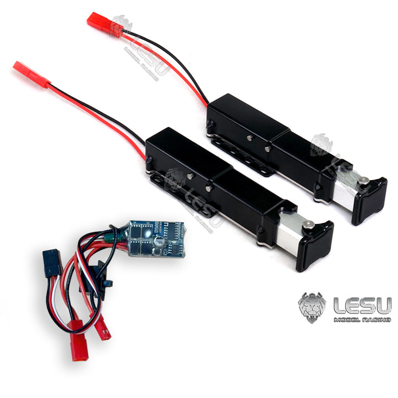 LESU Metal Electric Lifting Legs 30A ESC for 1/14 RC Hydraulic Trailer Trucks