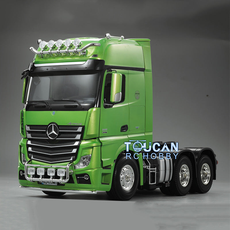 Camion tracteur télécommandé Highline 1/14 6x4 peint en kit avec porte ouverte