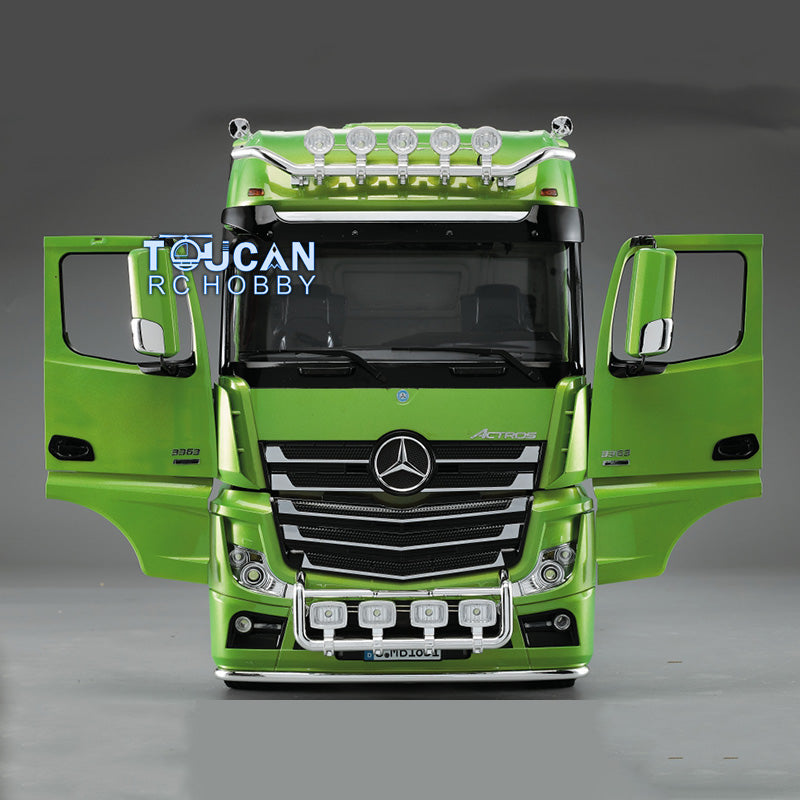 Camion tracteur télécommandé Highline 1/14 6x4 peint en kit avec porte ouverte