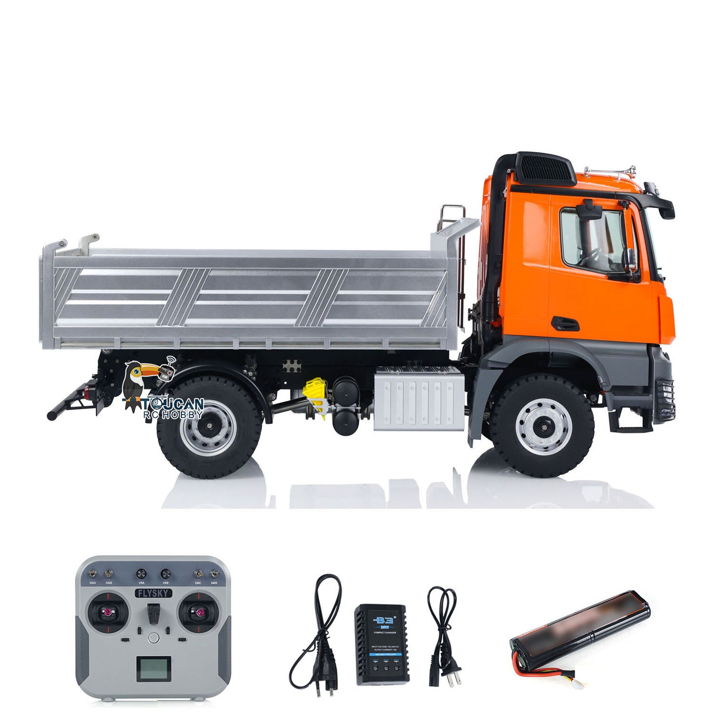 US STOCK 1/14 Kabolite 5701 RC Dump Truck 4x4 Remote Control Dumper Car Sound Light Model