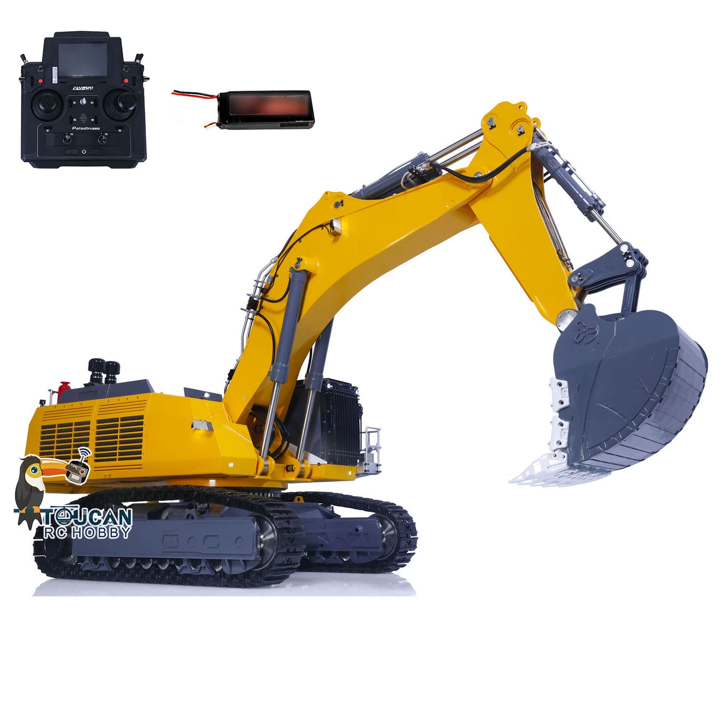 1:14 LESU RC Hydraulic Excavator AOUE 9150 Metal RTR Remote Control Digger Model