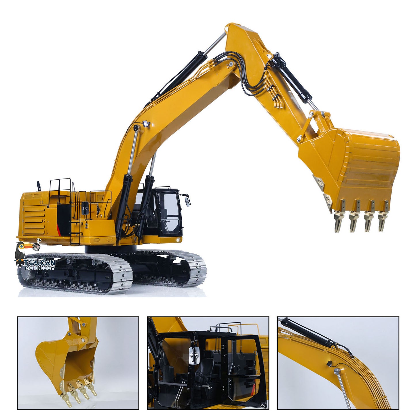 LESU 1/14 Hydraulic RC Excavator 374 C374F Assembled Radio Controlled Digger Heavy Machine Finished Model Car