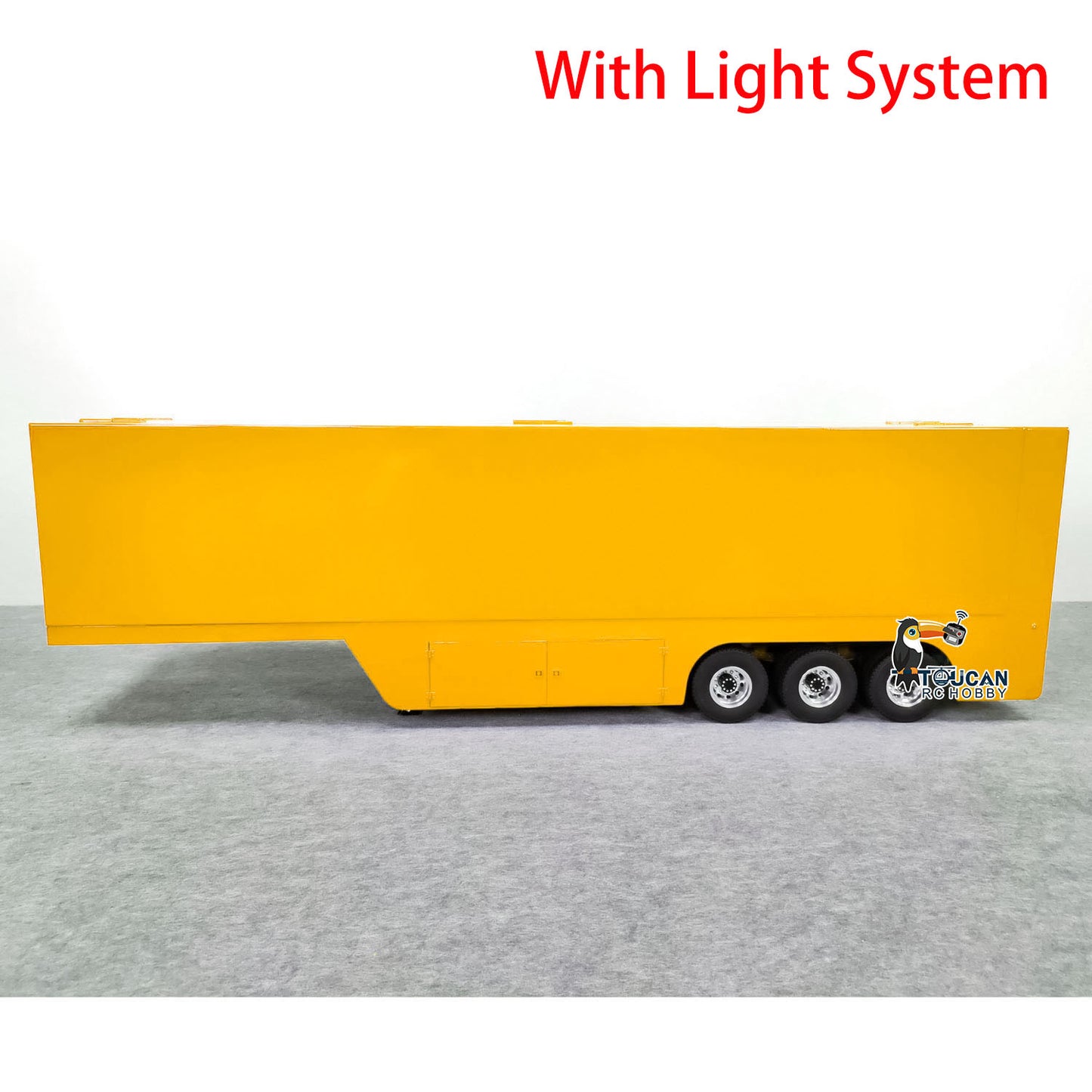 Véhicules de scène mobiles télécommandés 1:14 RC Camion remorque Roadshow avec lumières