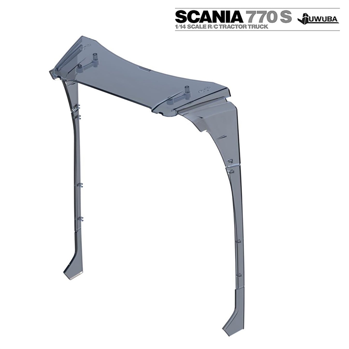 Aileron étroit en plastique pour camion tracteur télécommandé Tamiya SC 770S 1/14 56368