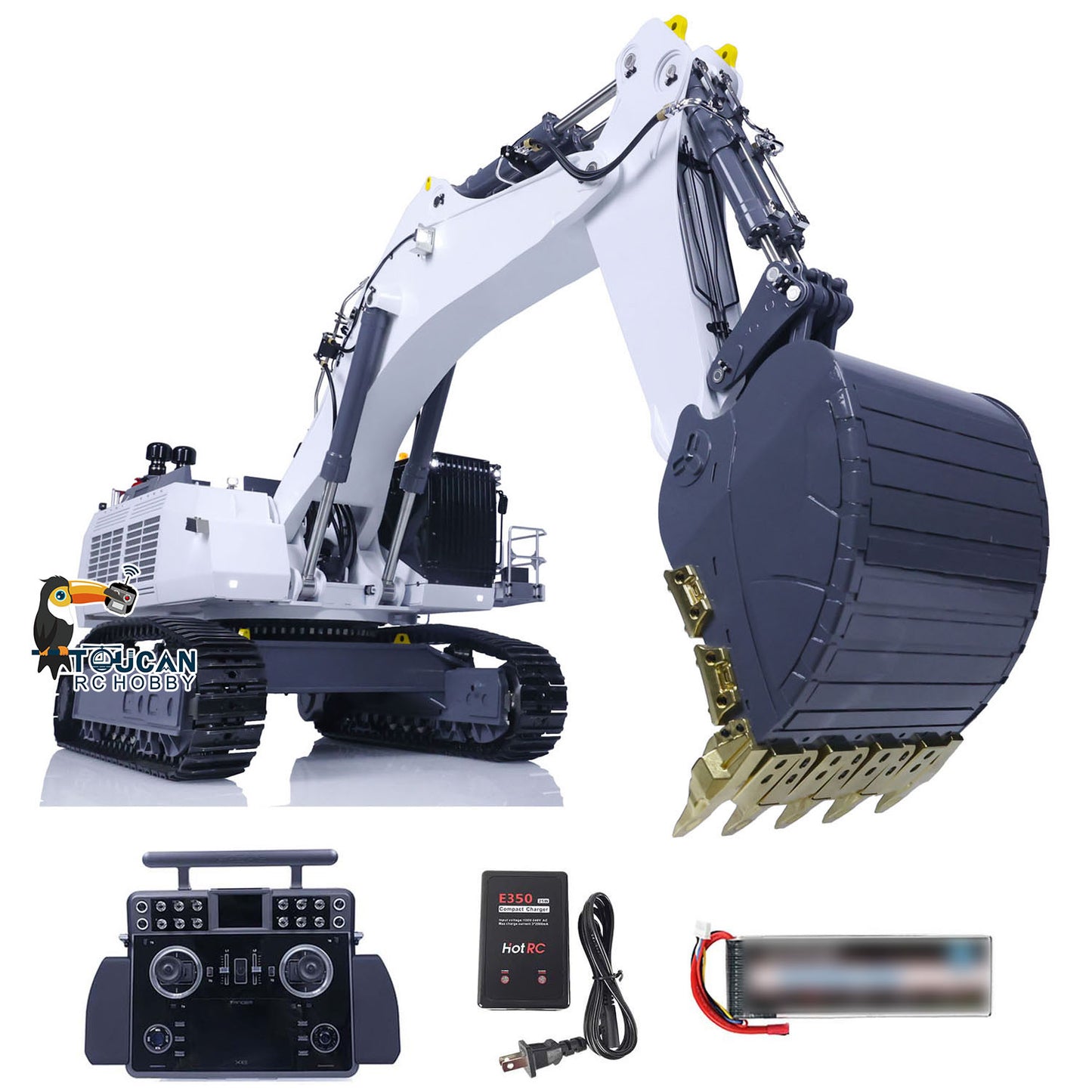 1:14 LESU RC Hydraulic Excavator AOUE 9150 Metal RTR Remote Control Digger Model