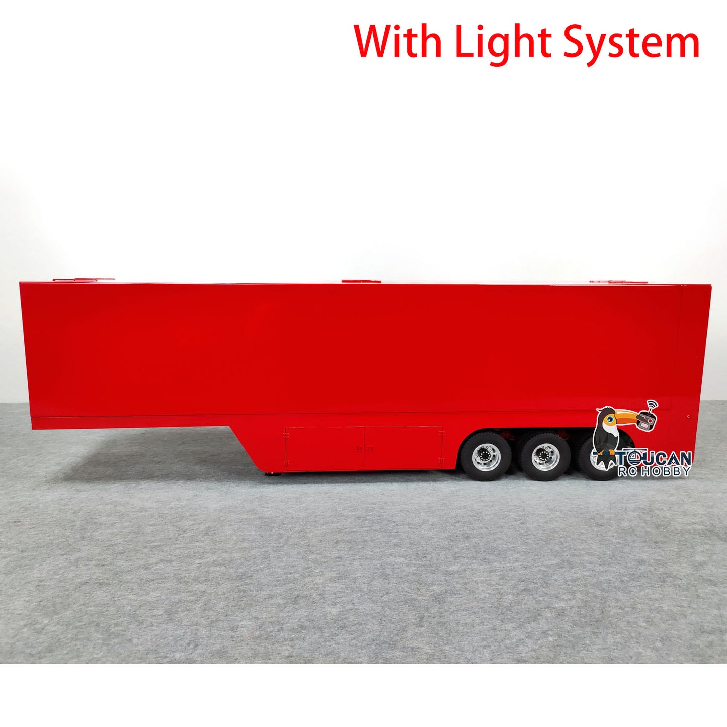Véhicules de scène mobiles télécommandés 1:14 RC Camion remorque Roadshow avec lumières