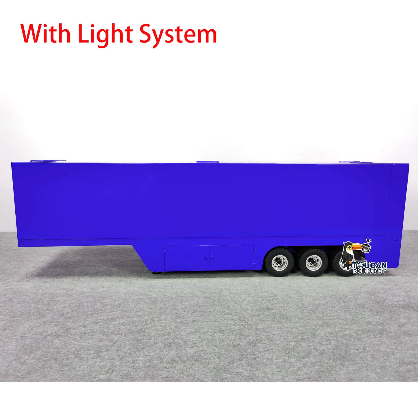 Véhicules de scène mobiles télécommandés 1:14 RC Camion remorque Roadshow avec lumières