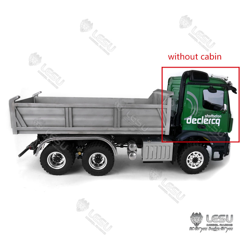 LESU 1/14 Metall 6x6 RC Hydraulische Dumper Lkw Z0009