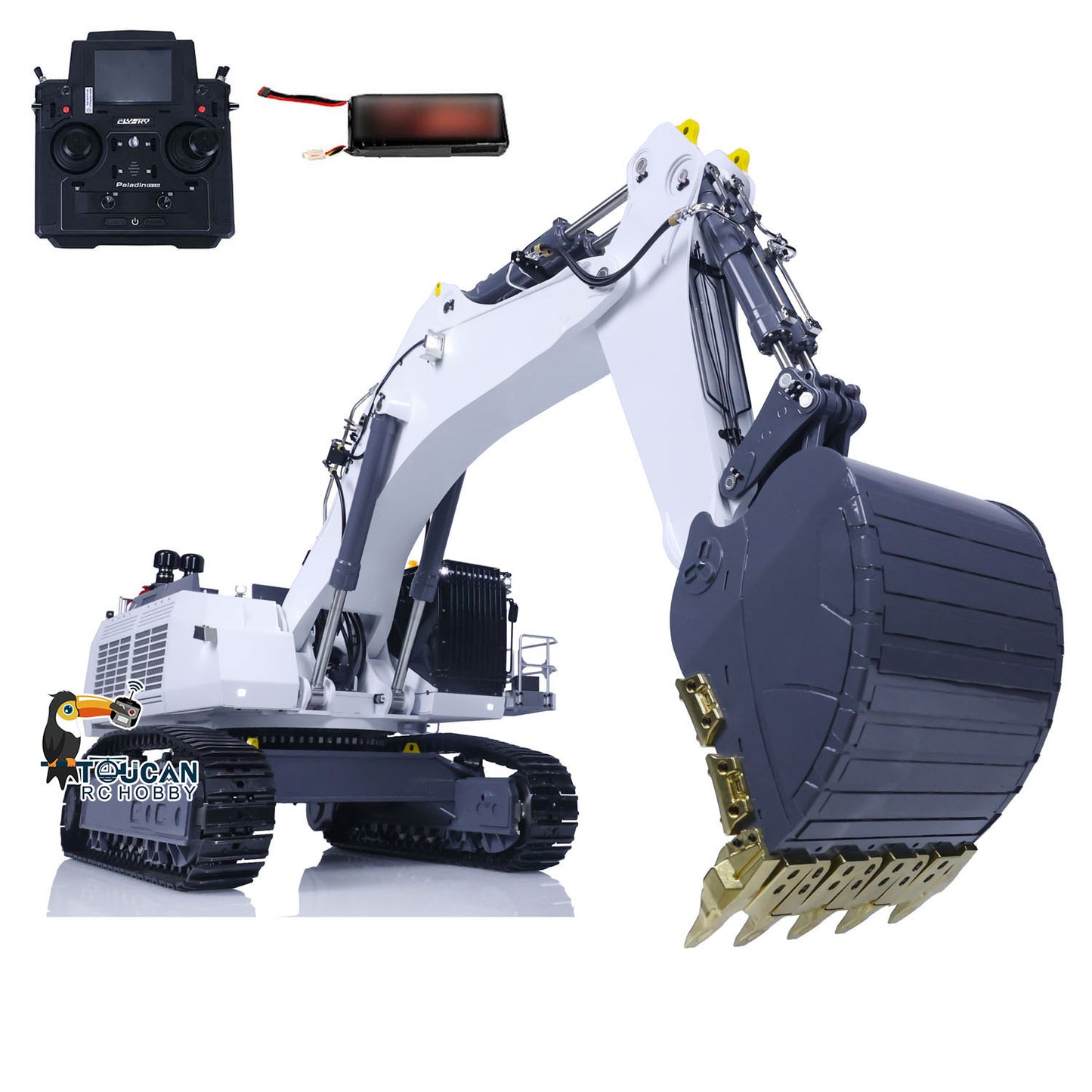 1:14 LESU RC Hydraulic Excavator AOUE 9150 Metal RTR Remote Control Digger Model