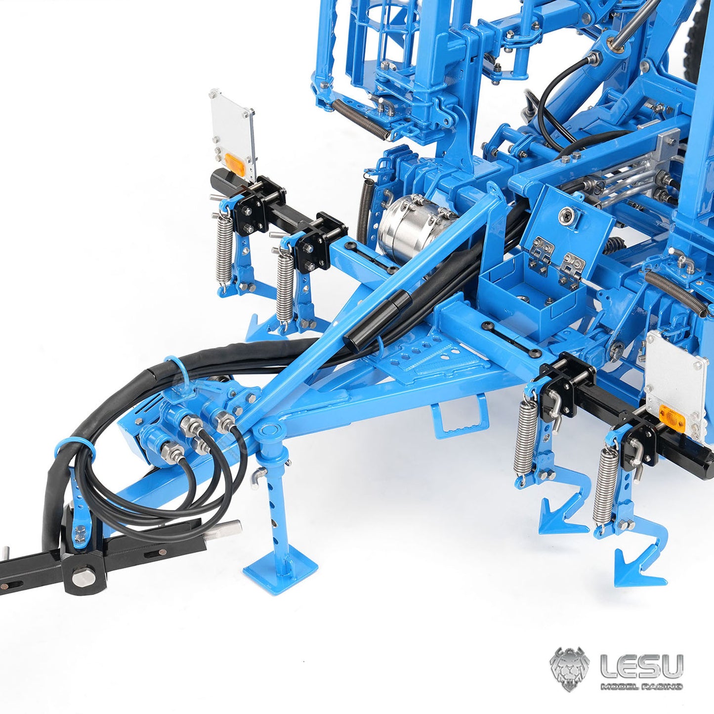 K500 Metal Seedbed Pre-sowing Soil Preparation Machine KIT for LESU 1/14 RC Hydraulic Agricultural Car Tractor AOUE 1050 Painted or Unpainted