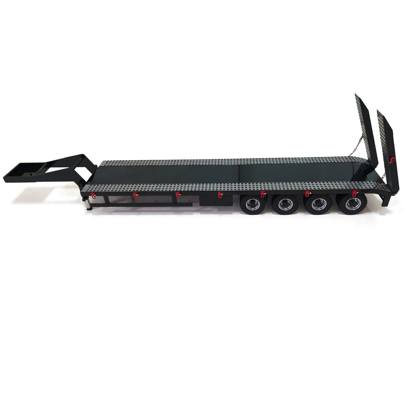 1/14 4 Axles Gooseneck Semi-trailer Trailer for RC Tractor Truck