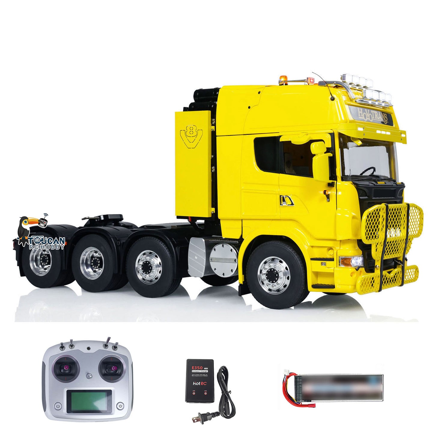LESU Châssis en métal 1/14 RC Tracteur Camion 8X8 RC Voiture Personnalisée