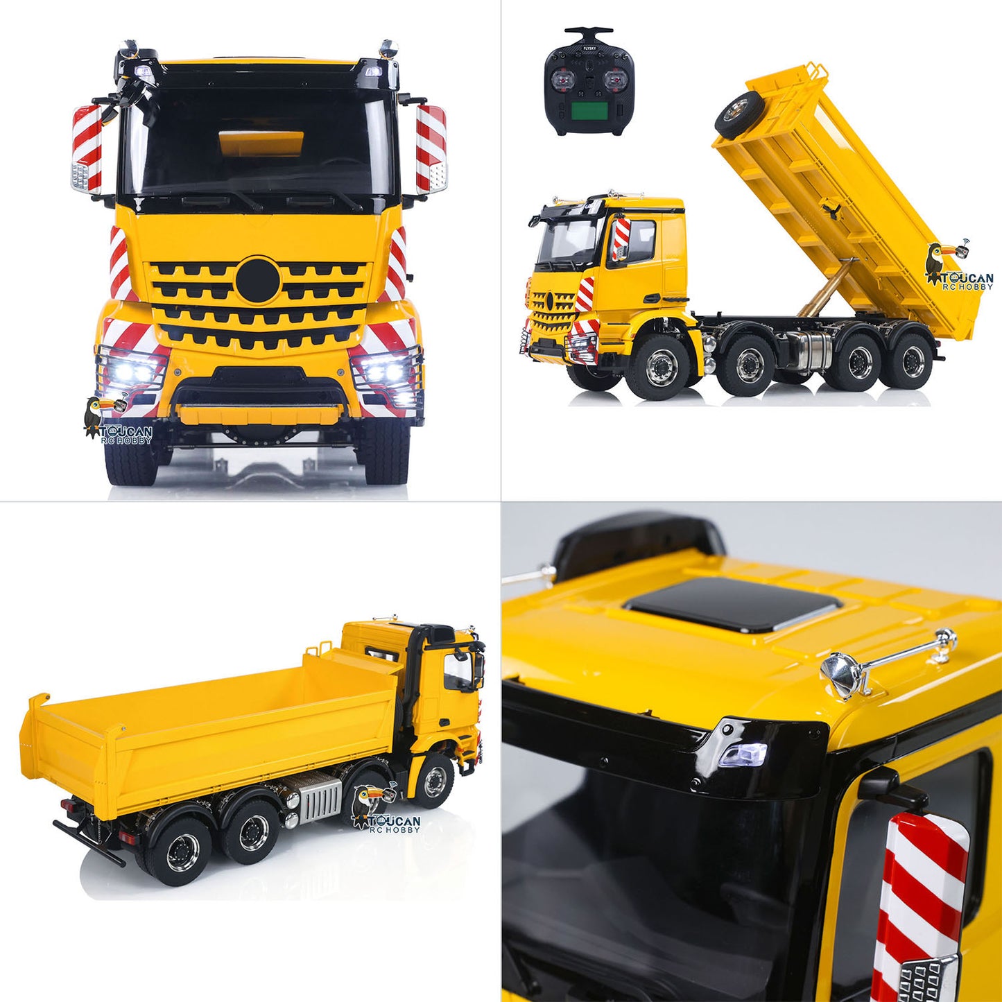 1/14 8x8 RC Hydraulische Dump TTipper Auto PNP ESC Servo