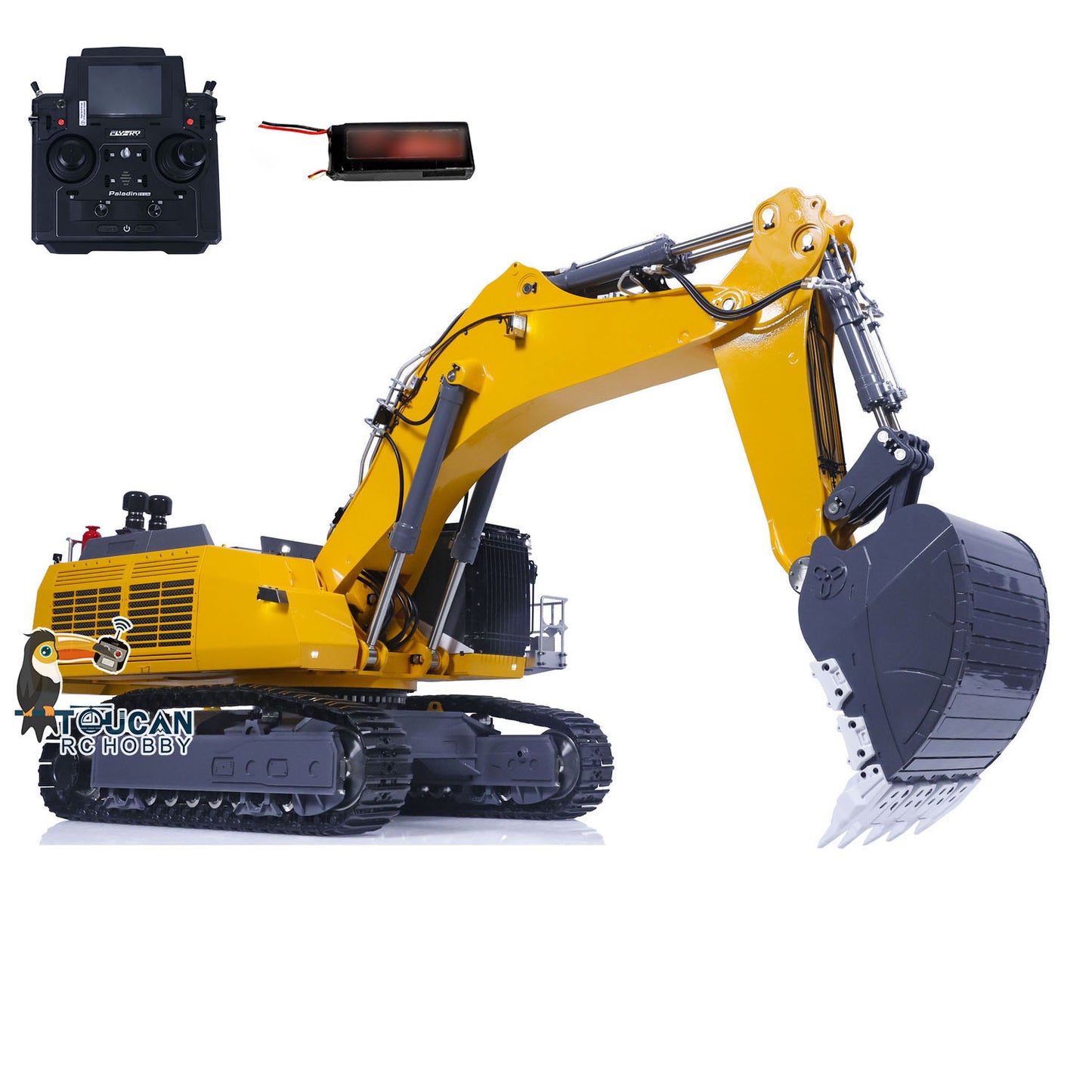 1:14 LESU RC Hydraulic Excavator AOUE 9150 Metal RTR Remote Control Digger Model