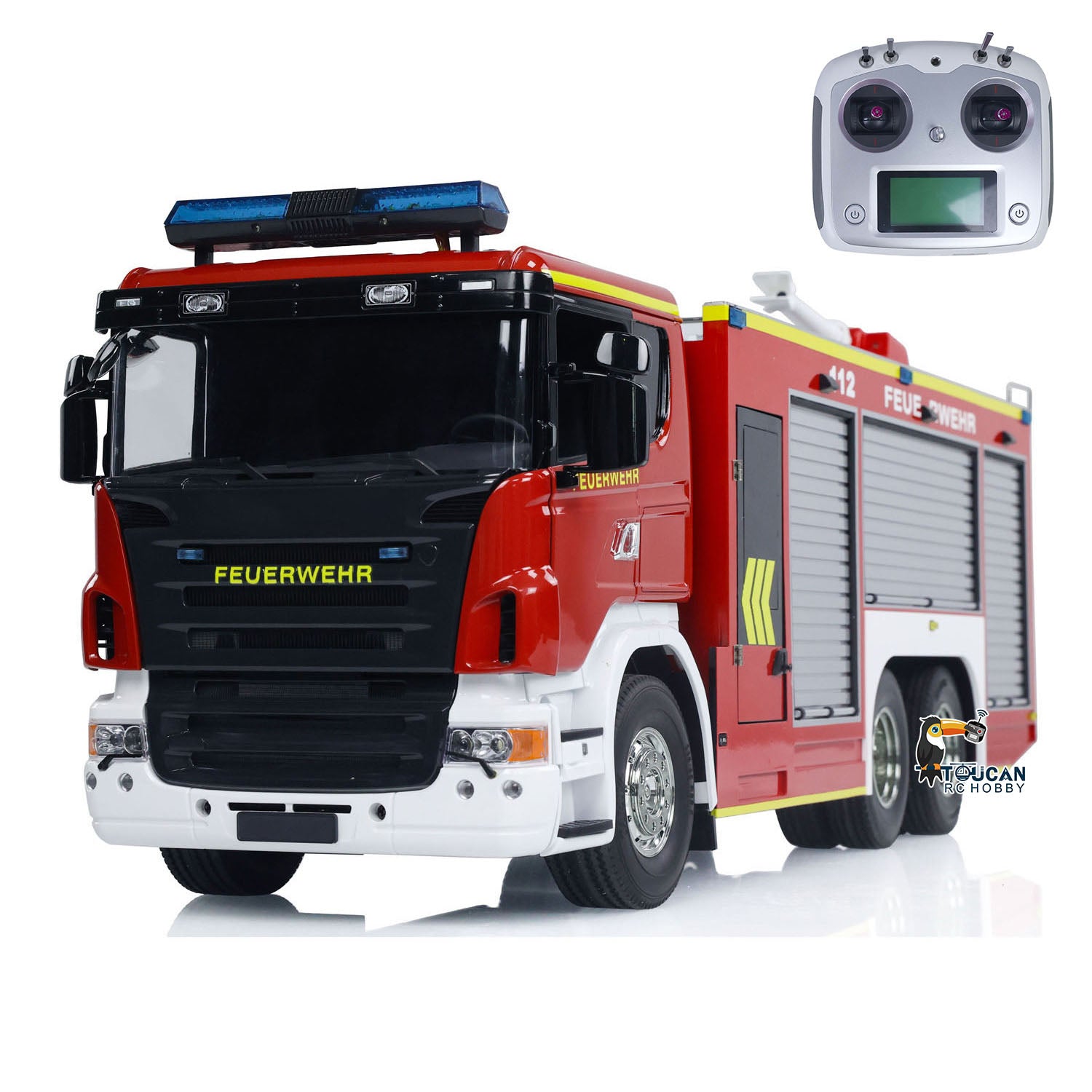 IN STOCK 1 14 6x4 Fire Fighting Truck RC Fire Vehicles Model Oliverhobby