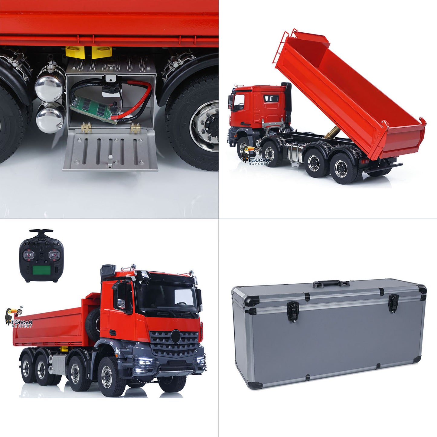 1/14 8x8 RC Hydraulische Dump TTipper Auto PNP ESC Servo