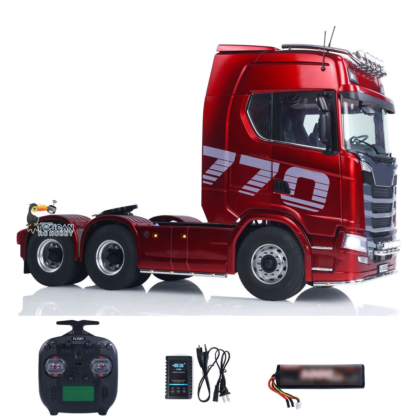 Pre-Order Kabolite 1/14 RC Tractor Truck 770S 6X6 RTR Model Lorry Battery Radio Car 5802
