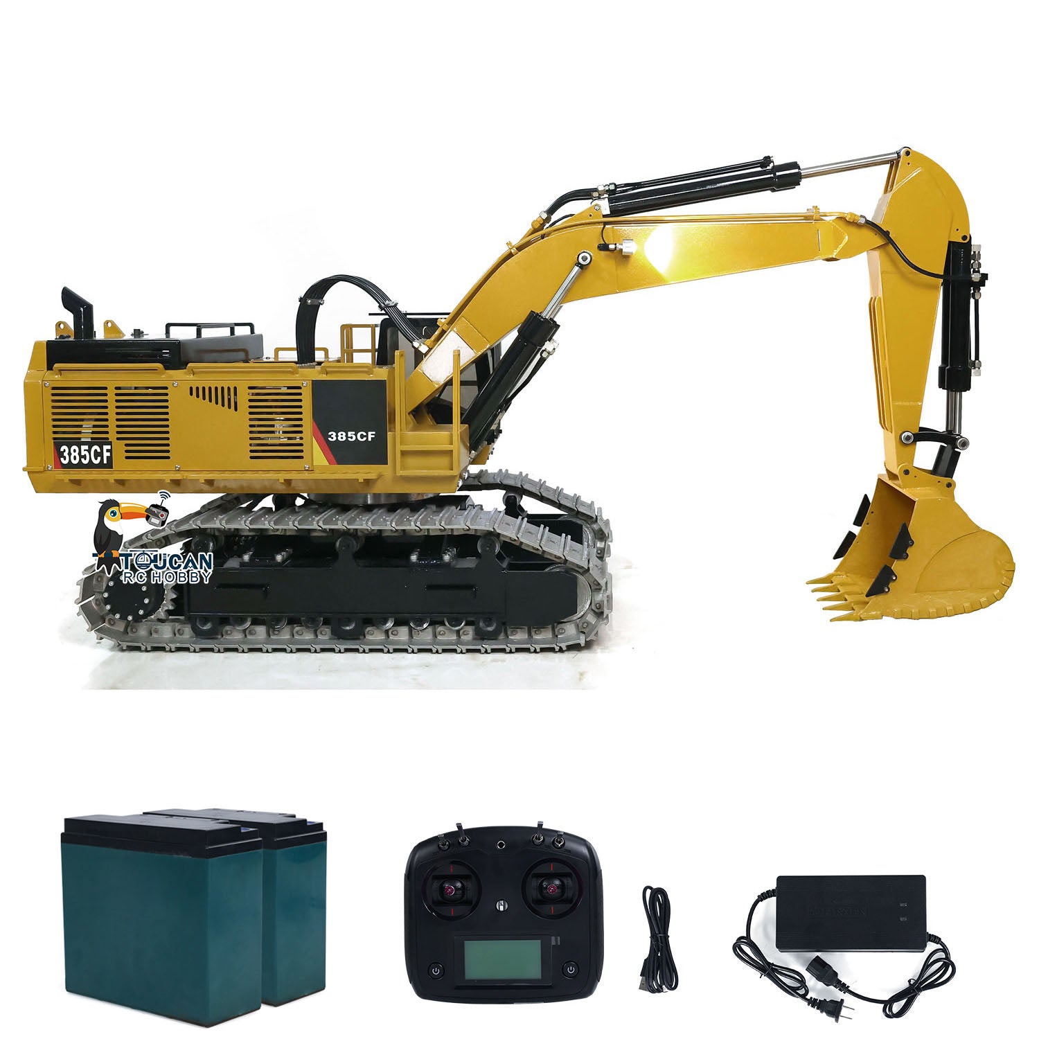 1/8 Giant Metal 385CF Heavy Duty RC Hydraulic Excavator I6S