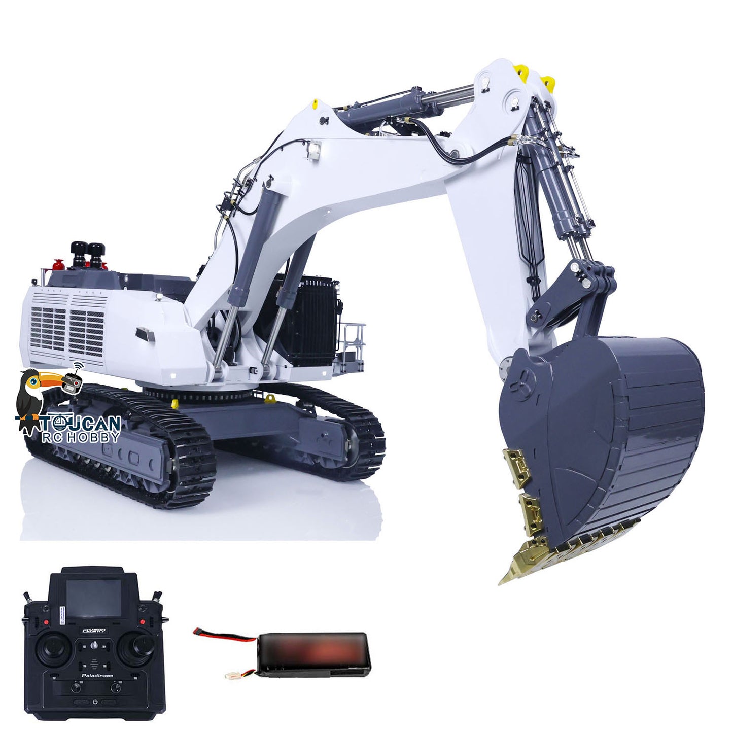1:14 LESU RC Hydraulic Excavator AOUE 9150 Metal RTR Remote Control Digger Model