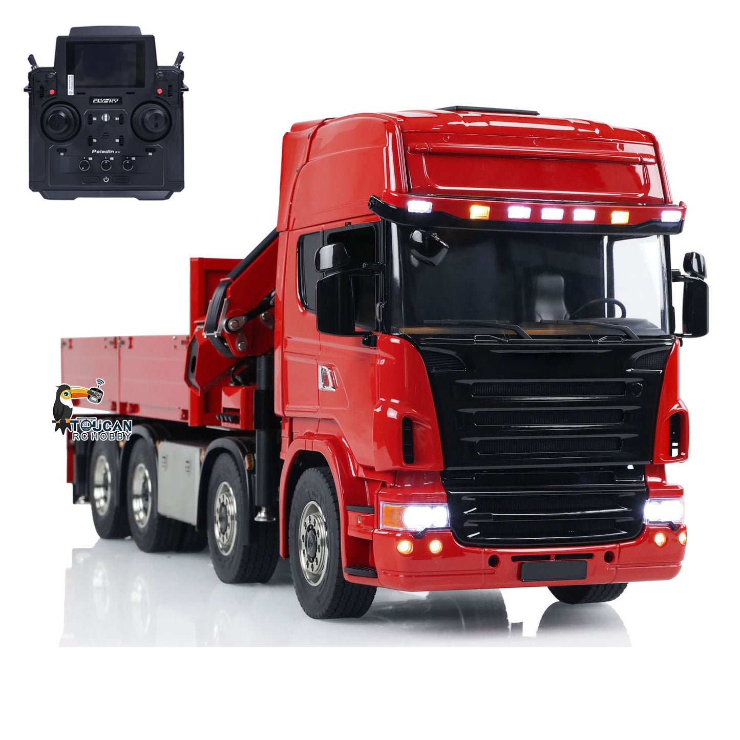 Camion tracteur à grue hydraulique RC 1/14 8x8 PNP