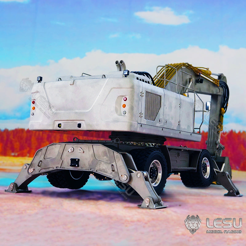 LESU 1/14 AOUE ET30H RC Excavateur hydraulique sur roues en métal A0006 KIT