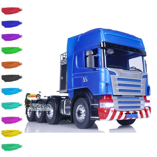 TOUCAN Metal Chassis 1/14 RC Tractor Truck 8x8 RTR Remote Control Car Sound Lights