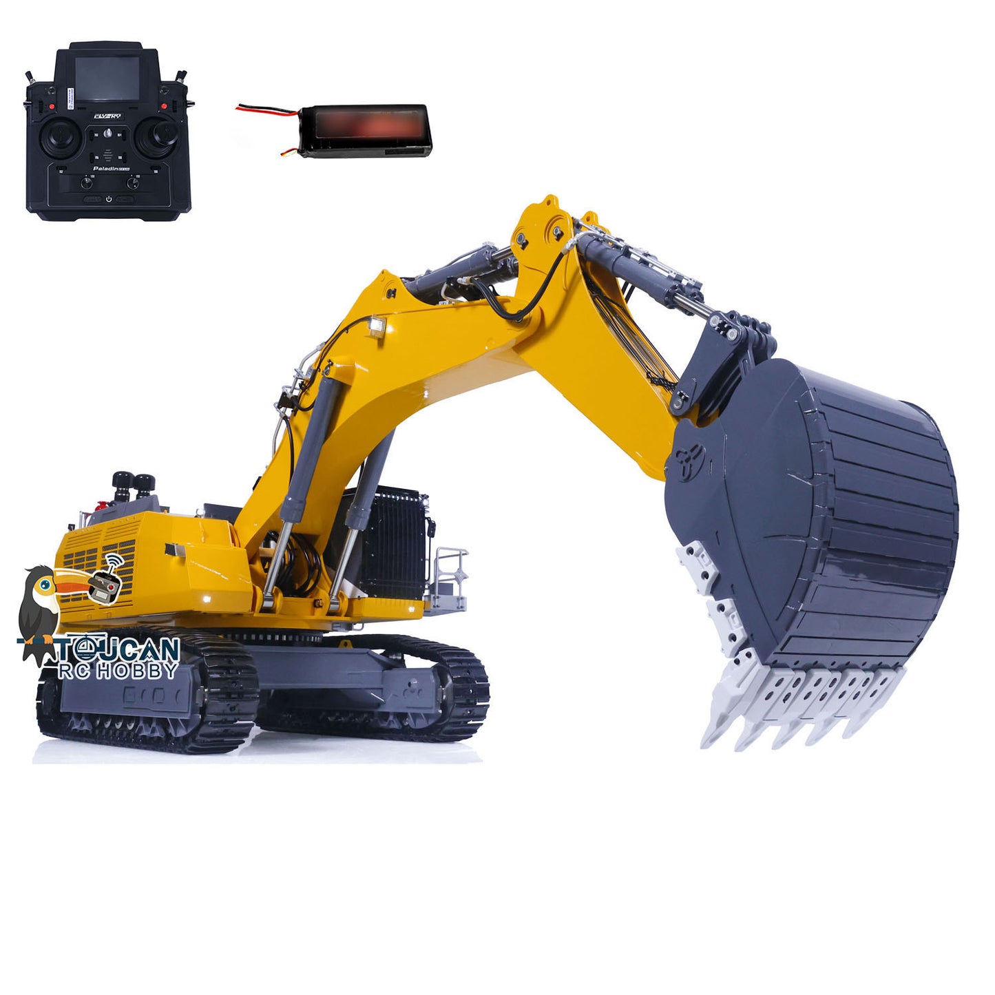 1:14 LESU RC Hydraulic Excavator AOUE 9150 Metal RTR Remote Control Digger Model