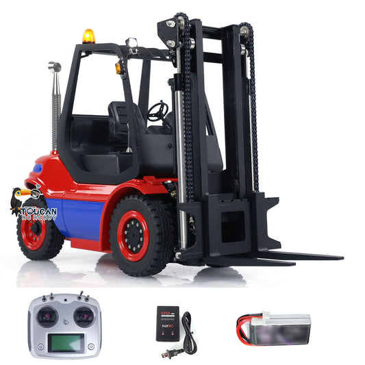 LESU 1/14 Hydraulic RC Forklift Remote Control Fork Lift Truck Transfer Car Model