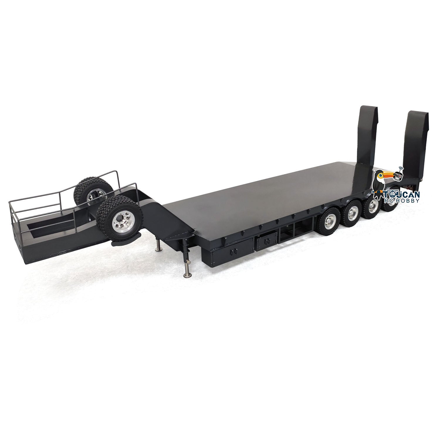 AXspeed 4 stks Metalen Achterwiel Velgen Wielnaven voor 1:14 Tamiya Trailer Tractor Truck RC Auto AXspeed 4 stks Metalen Achterwiel Velgen Wielnaven voor 1:14 Tamiya Trailer Tractor Truck RC Auto