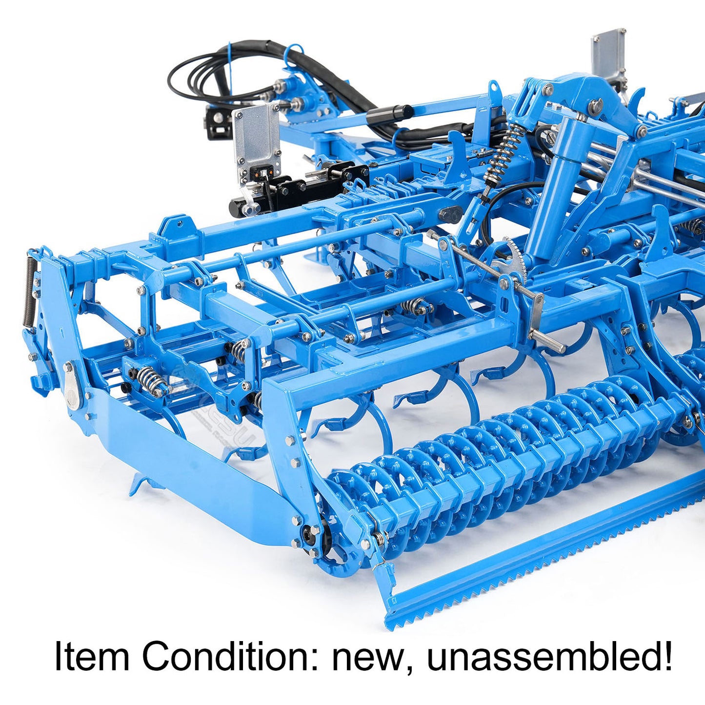 K500 Metal Seedbed Pre-sowing Soil Preparation Machine KIT for LESU 1/14 RC Hydraulic Agricultural Car Tractor AOUE 1050 Painted or Unpainted