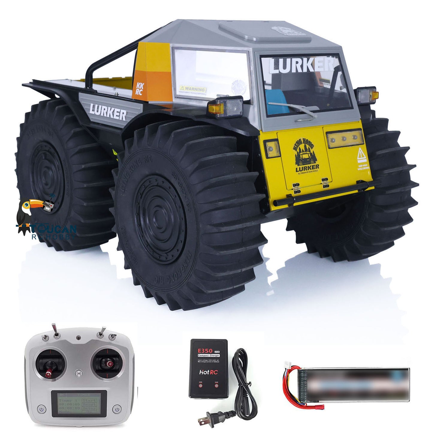 Kingkong D-E077 1/10 RTR RC Geländegängiges Amphibien-Kletterauto