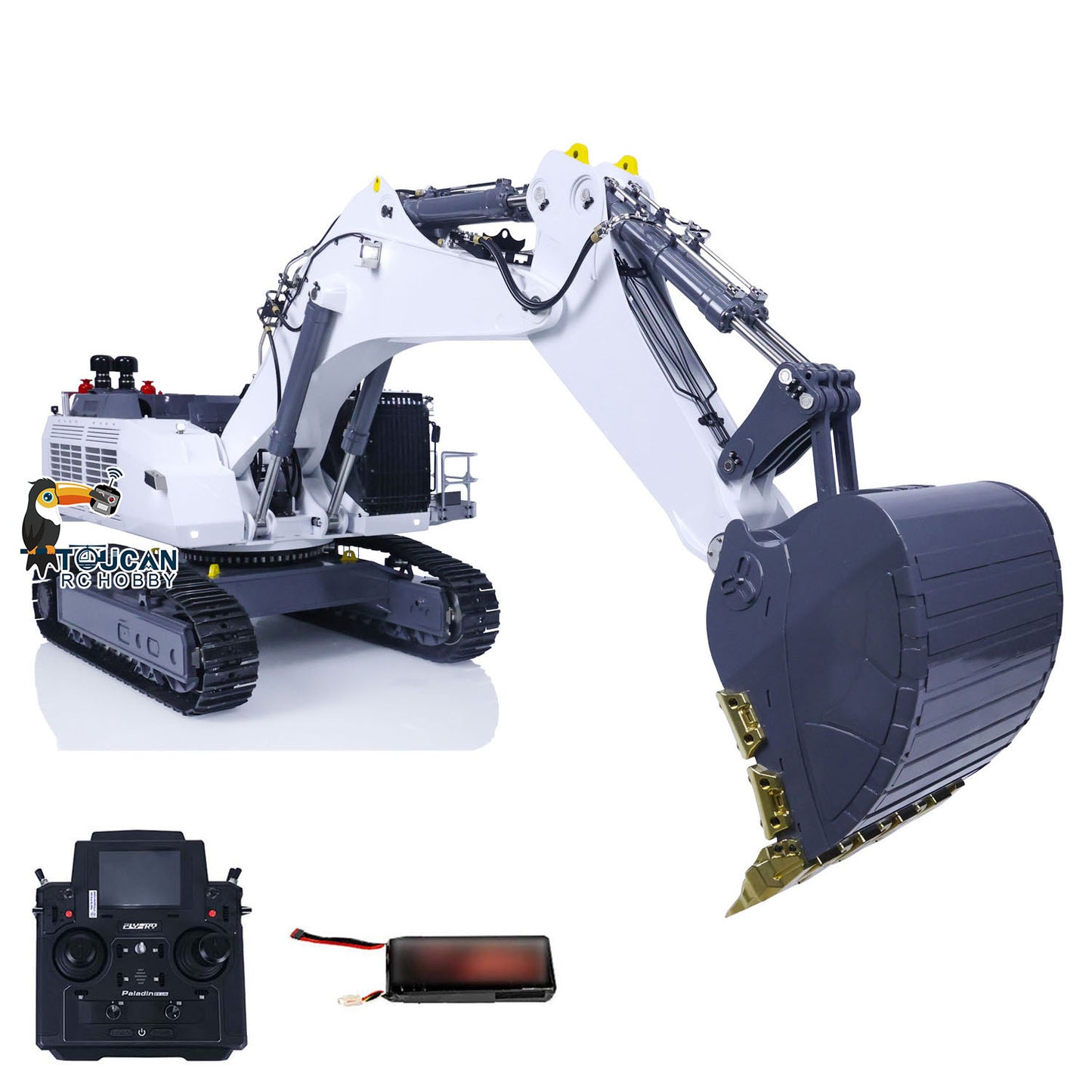 1:14 LESU RC Hydraulic Excavator AOUE 9150 Metal RTR Remote Control Digger Model