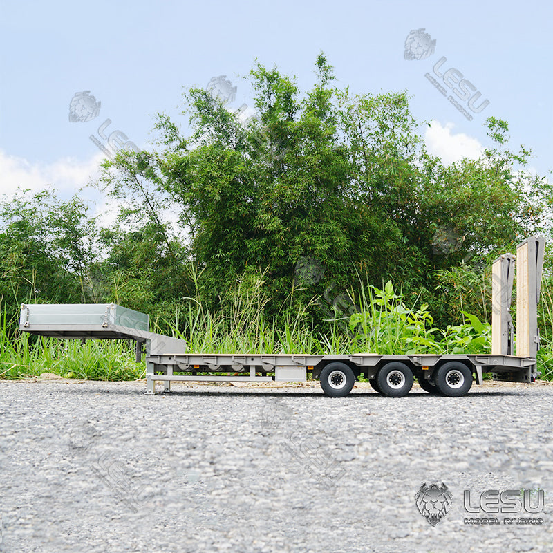 Remorque métallique LESU à levage électronique hydraulique pour benne basculante
