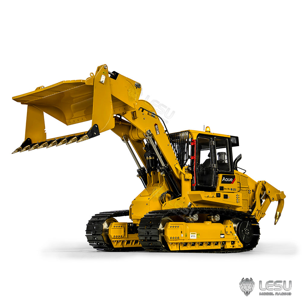 LESU 1/14 RC Hydraulic Loader Upgrade 973K Tracked Car Openable Bucket Rear Plow Painted Assembled PNP
