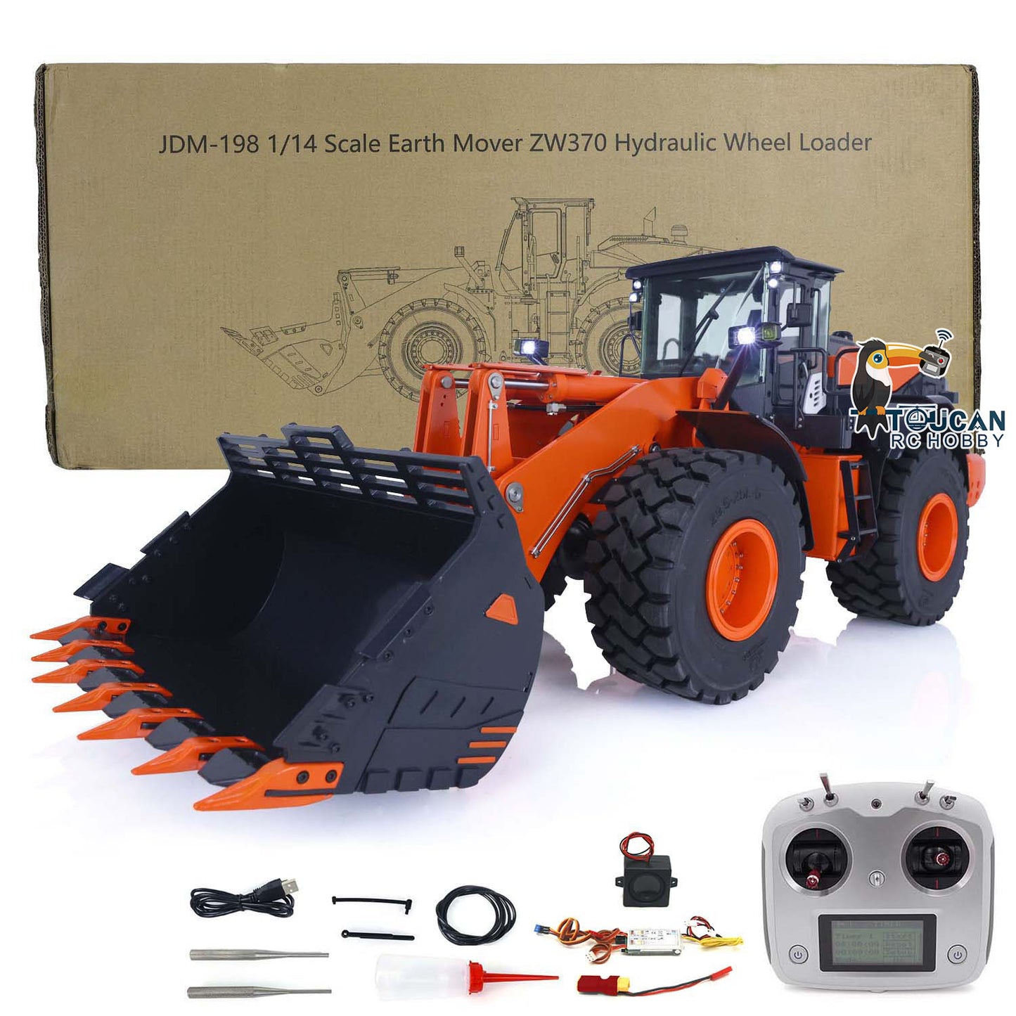 1/14 RC Hydraulic Loader JDM 198 ZW370