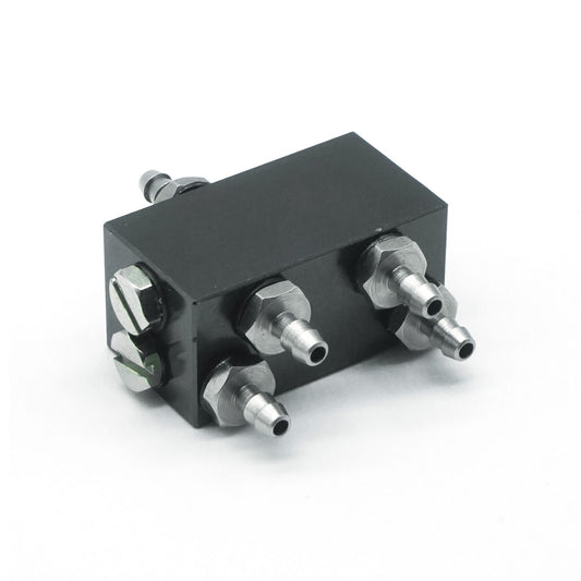 Metal Flow Divider 1 into 2 Dividing Valve for 1/14 RC Hydraulic Excavator Truck