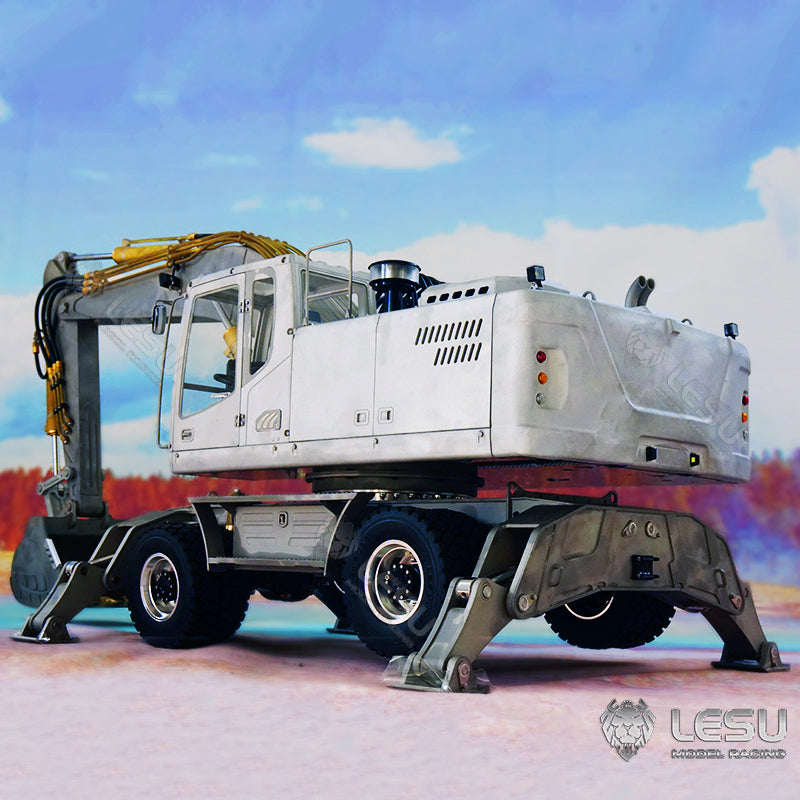 LESU 1/14 AOUE ET30H RC Excavateur hydraulique sur roues en métal A0006 KIT