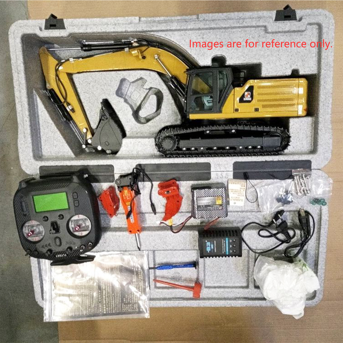Second Hand Fast Shipping Kabolite K961 100S PRO 1/18 RC Hydraulic Excavator RTR Remote Control Digger Flysky ST8 Radio 2S Battery Electric Claw Hammer