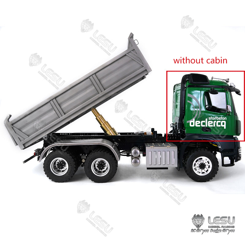 LESU 1/14 Metall 6x6 RC Hydraulische Dumper Lkw Z0009