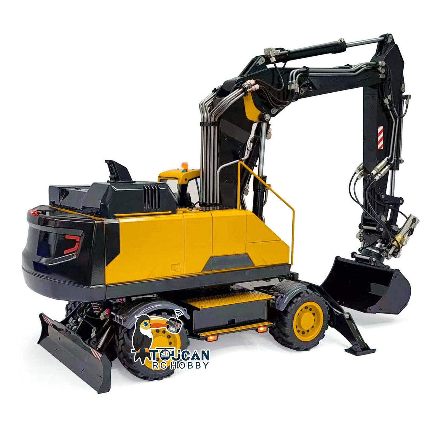 1/14 EC380 RC Excavatrice hydraulique 3 bras RC Digger Godet inclinable