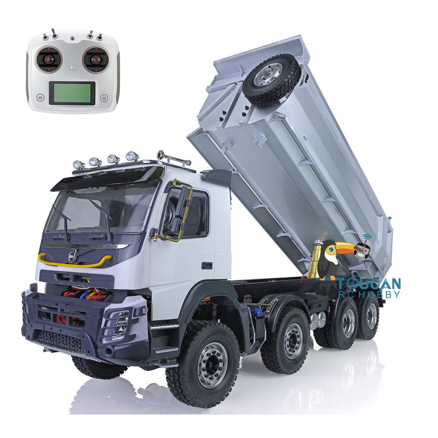 JDModel 1/14 8*8 JDM 65D Metal Hydraulic RC Dumper