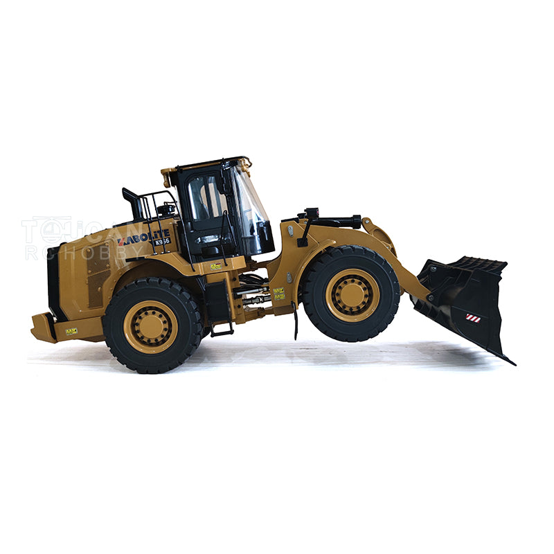 Second Hand US Stock HUINA K966 KABOLITE 2.4G 1/16 Hydraulic RC Loader Car Model 7500mAh Battery