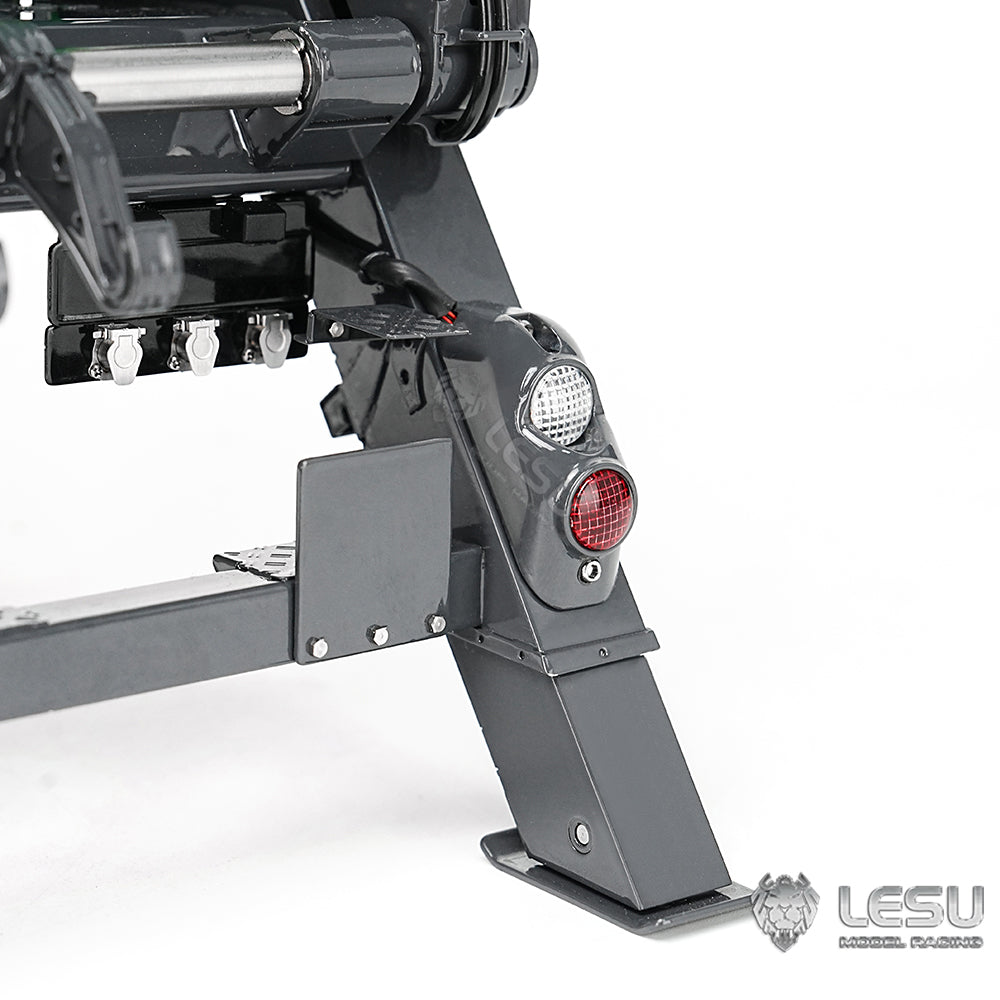 LESU 4X4 1/14 RC Hydraulic Swing Arm Garbage Truck Skip Loader TGS Paintied Car