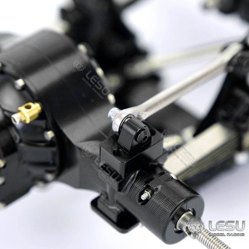 LESU Metal Rear Suspension Set Pneumatic Suspension for TAMIYA 1/14 RC Truck Axles DIY
