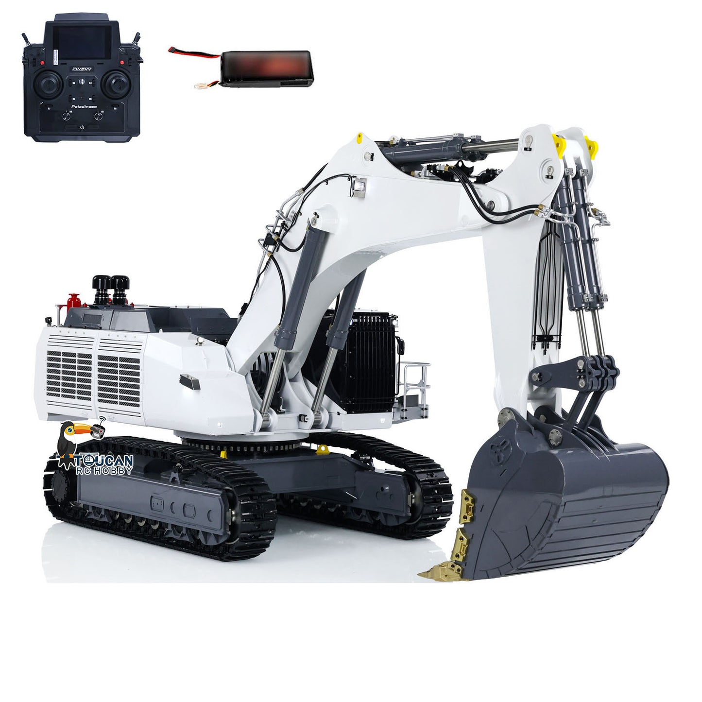 1:14 LESU RC Excavatrice hydraulique AOUE 9150 Métal RTR Modèle de pelle télécommandée