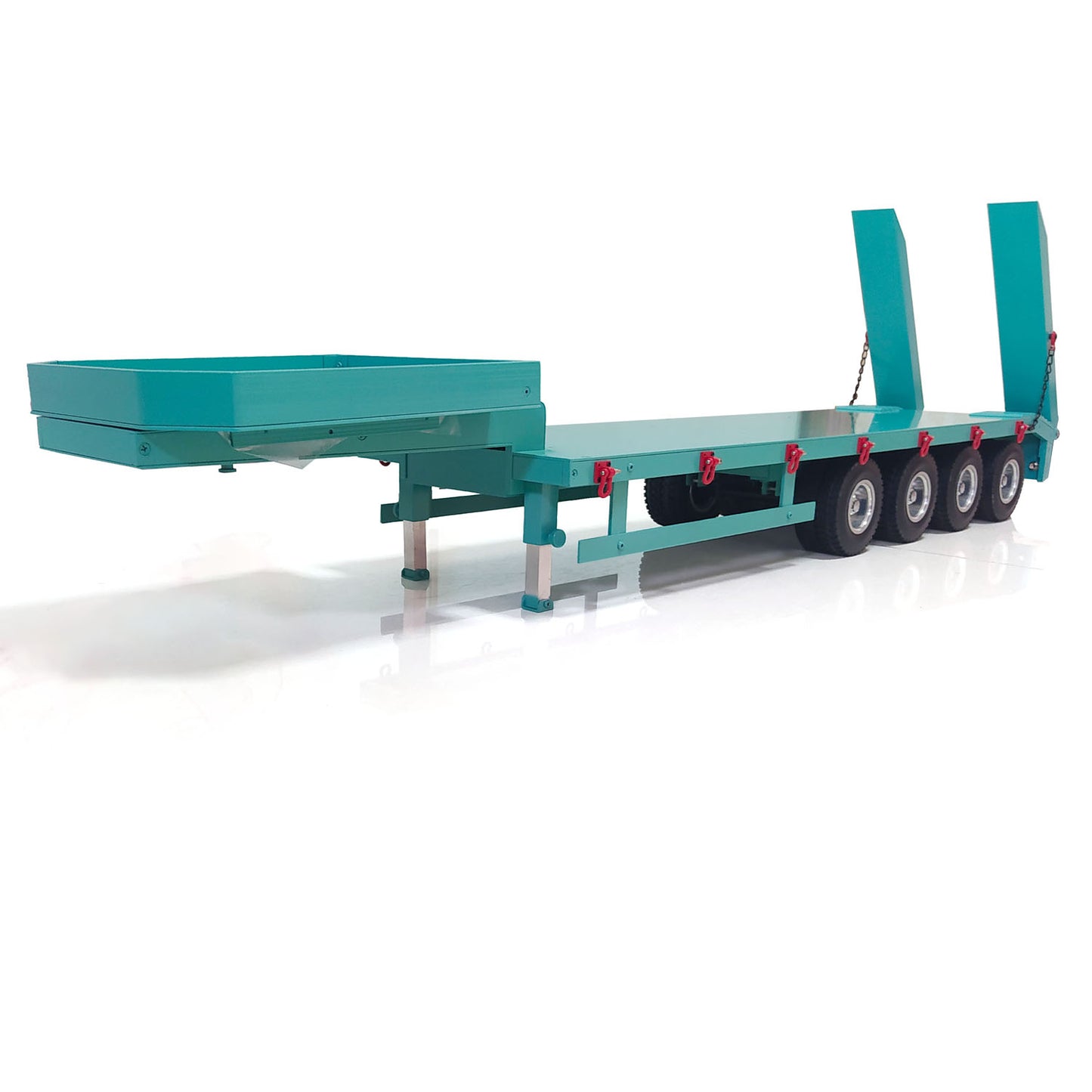 4-Achs-Sattelauflieger aus Metall für 1/14 RC-Sattelzugmaschine