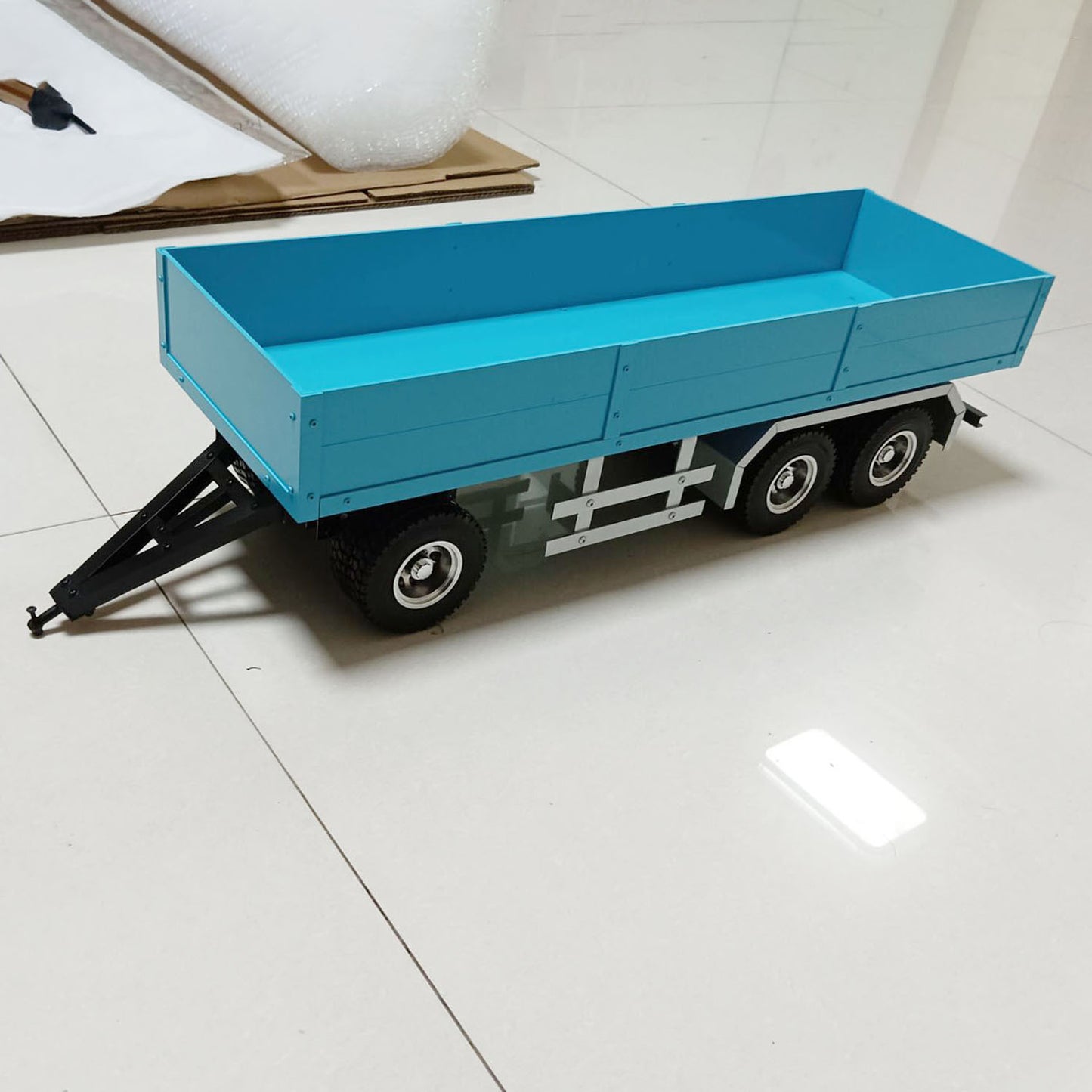 1/14 Metal 3 Axles Full Trailer for RC Tractor Truck