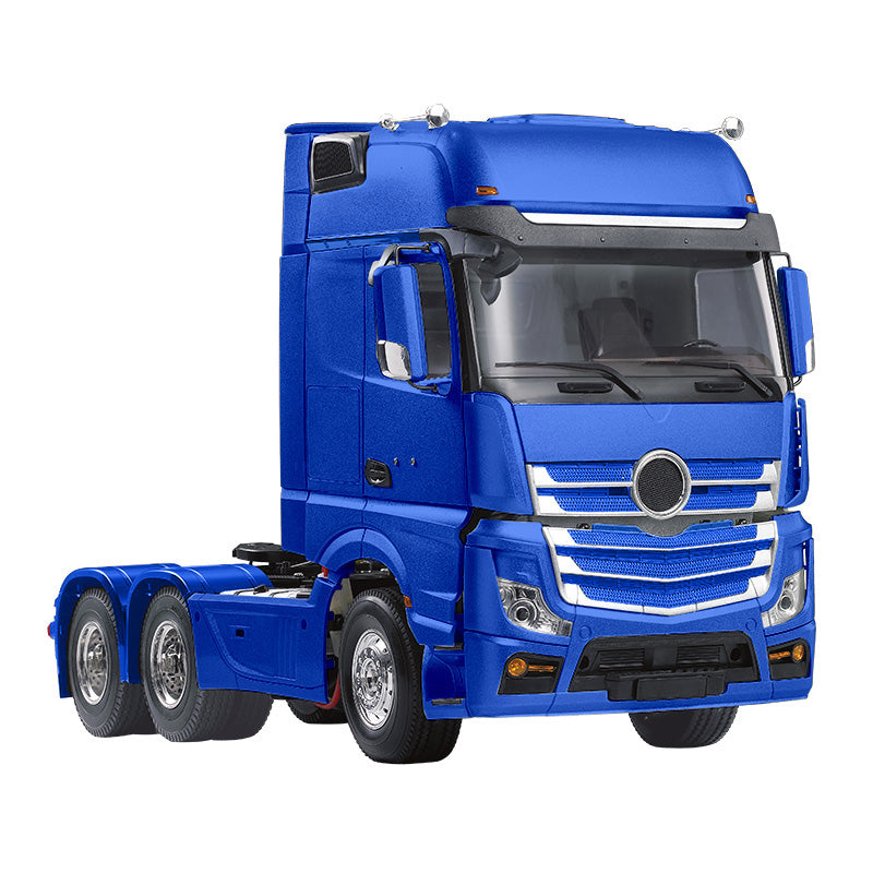 Tracteur-remorque télécommandé surélevé 6*4 à 3 essieux 1/14