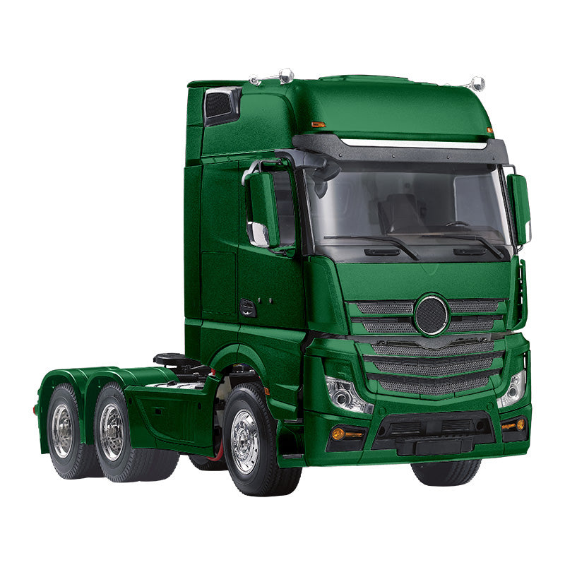 Tracteur-remorque télécommandé surélevé 6*4 à 3 essieux 1/14